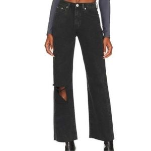 Revolve Superdown Black Distressed Jeans